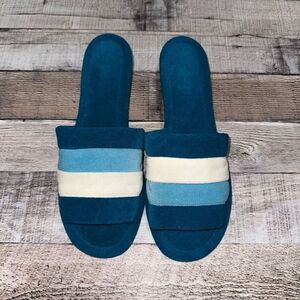 Vintage Vanity Fair Burgundy Velour House Shoes Slippers Lg 8-9 Mid Century Glam